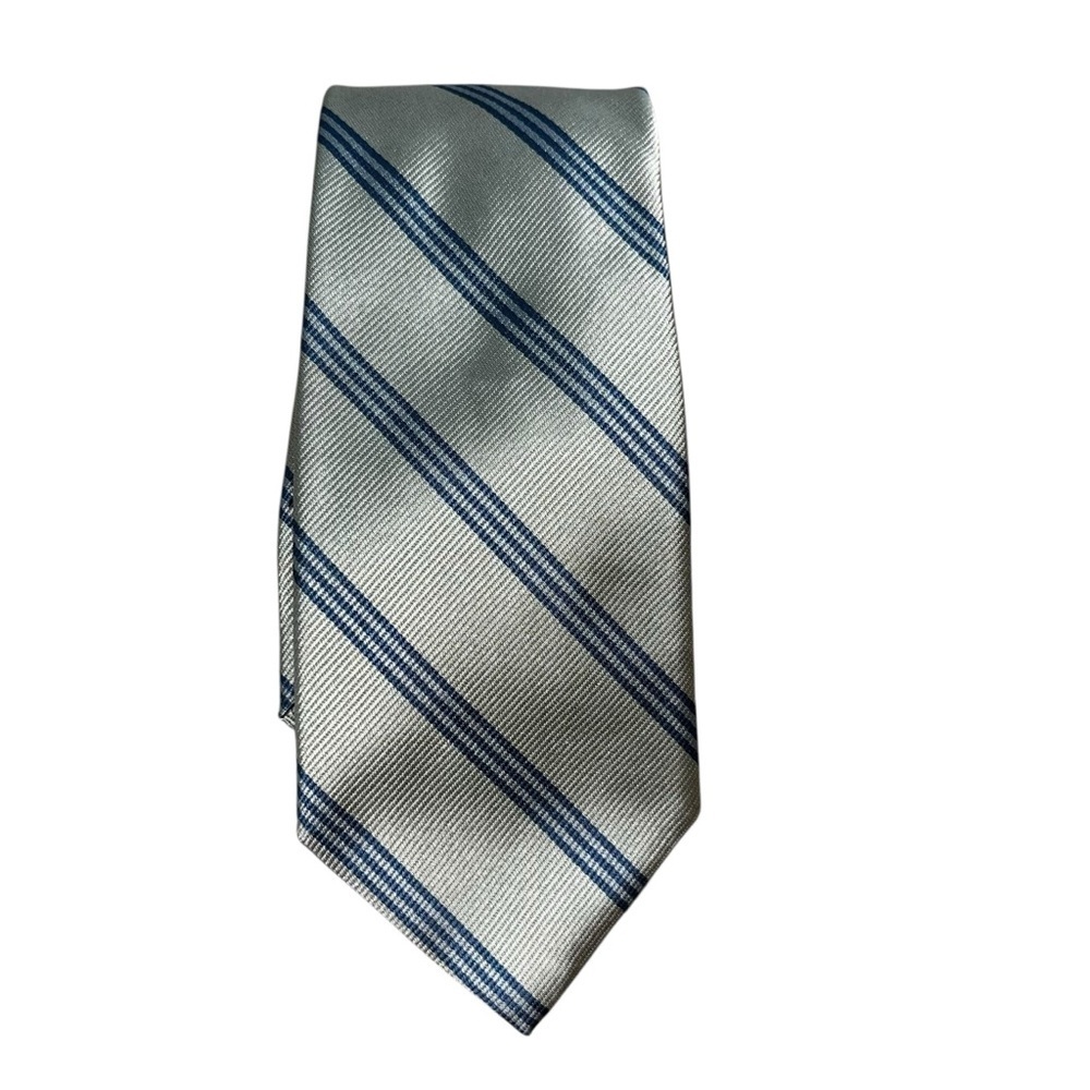 Liberty of London silk striped tie made in USA fabric from England